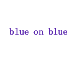 BLUE ON BLUE