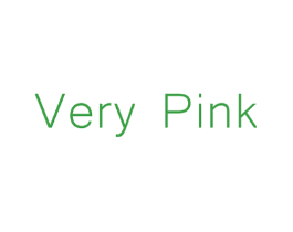VERY PINK