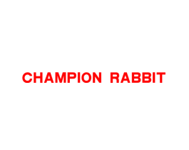 CHAMPION RABBIT