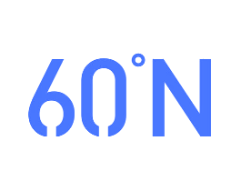 60°N