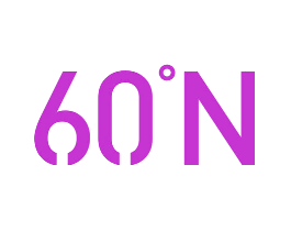 60° N