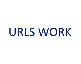 URLS WORK