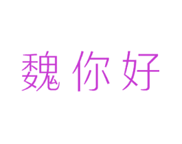 魏你好