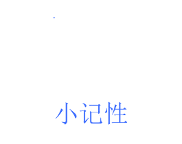 小记性